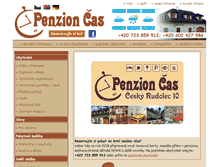 Tablet Screenshot of penzioncas.cz